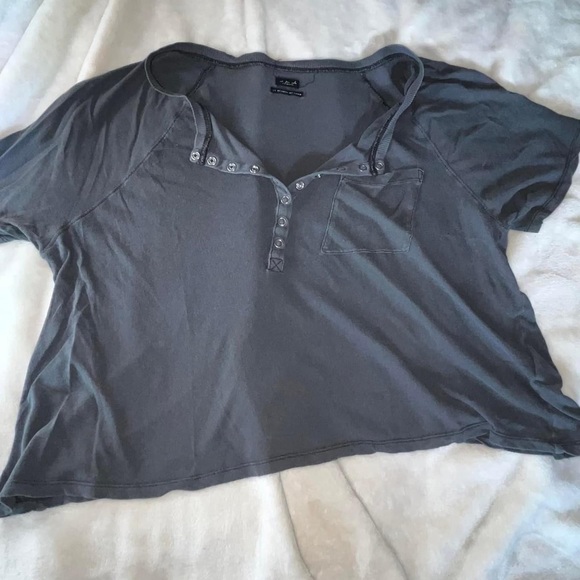 Oversized Cropped T Shirt - Picture 1 of 1